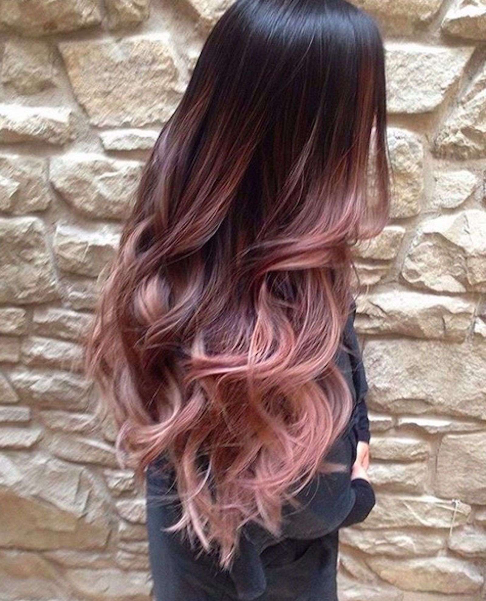 Beautiful Styles Of Rose Gold Ombre Hair Color That You Will Love